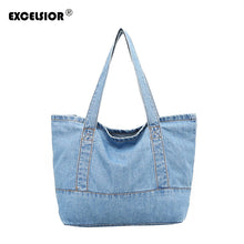 Load image into Gallery viewer, Women's Denim Bag Women's Shoulder