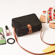 Load image into Gallery viewer, Fashion Round Straw Bag Handbags Women