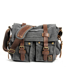 Load image into Gallery viewer, Canvas Leather Men Messenger Bags I AM LEGEND