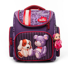 Load image into Gallery viewer, 1-3 Grade Kids Orthopedic School Bag Girls Fashion
