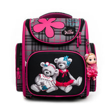 Load image into Gallery viewer, 1-3 Grade Kids Orthopedic School Bag Girls Fashion